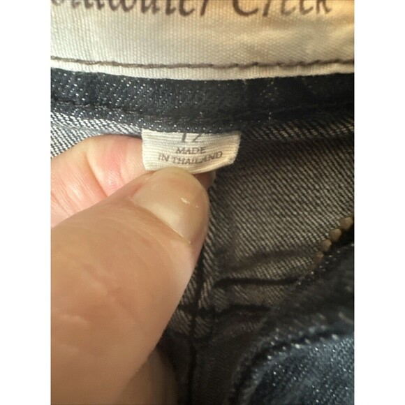 Cold Water Creek Womens Size 12 Dark Wash High Rise Bootcut Denim Jeans Classic - Picture 6 of 8